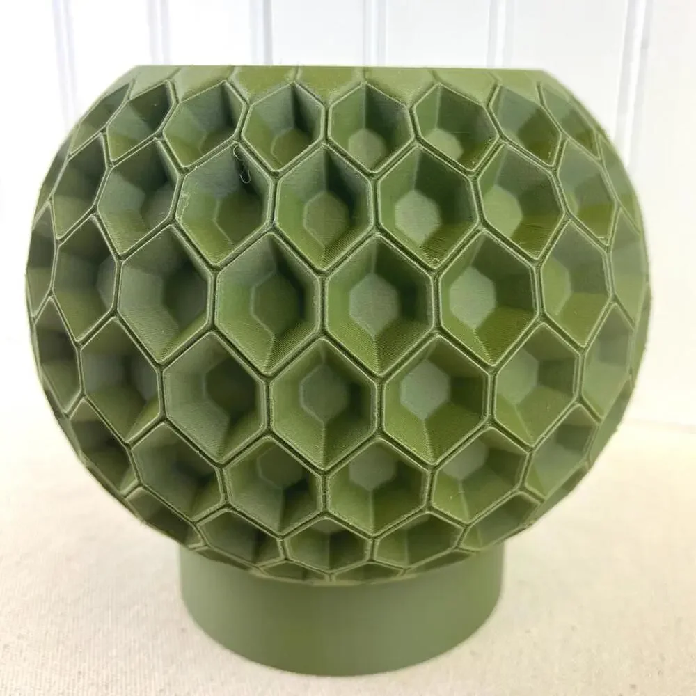 Modern Geometric Planter Pot, Hexa Planter Pot 02, Honeycomb Design